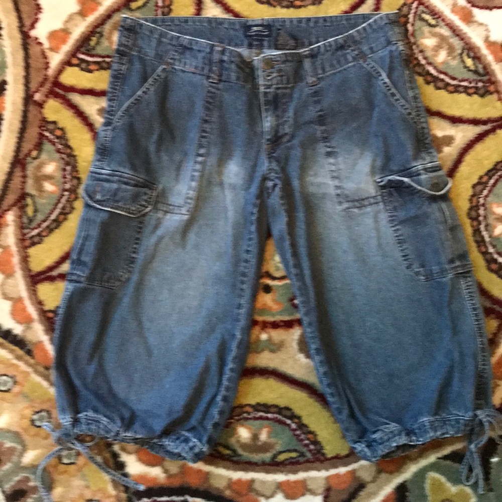 Jeans shorts/knickers.  Size 13. Baileys point.